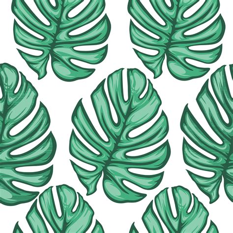 Exotic Tropical Vrctor Background With Hawaiian Plants And Flowers