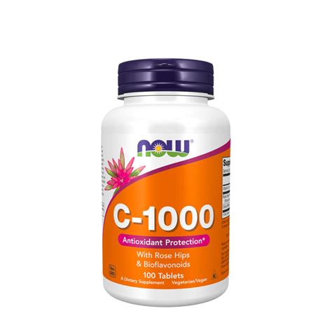 Now C 1000 Vitamin C Tablets X100 Farmatogo