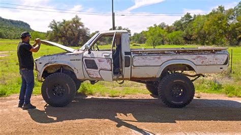 Roadtrip In Year Old Junkyard Toyota Hilux Pickup Youtube