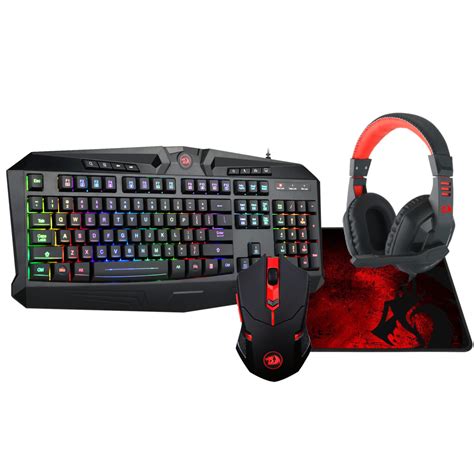 Redragon In Mechanical Gaming Combo Mouse Mouse Pad Headset