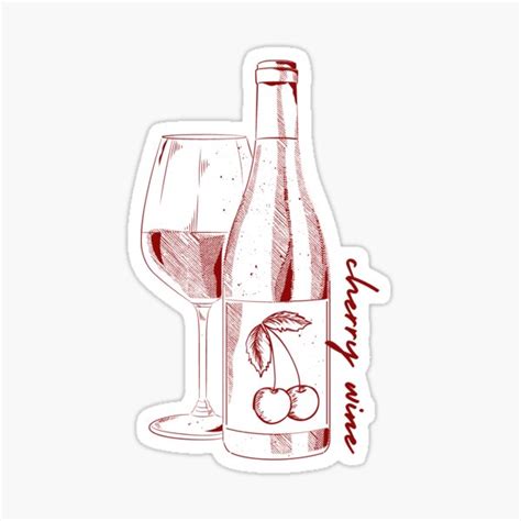 "Hozier - Cherry wine" Sticker for Sale by aeart2 | Redbubble