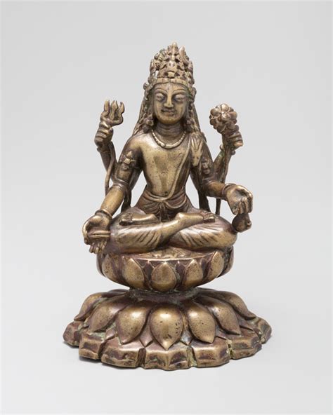 Four Armed Bodhisattva Avalokiteshvara Seated In Lotus Position