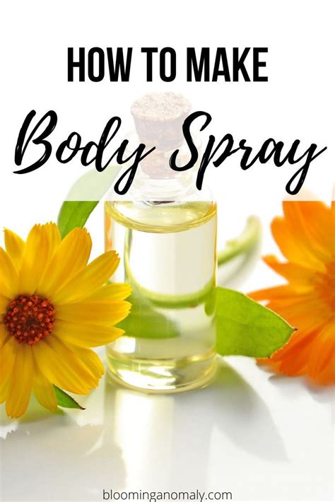 How To Make Body Spray Diy Body Spray Recipes Diy Body Spray Body Spray