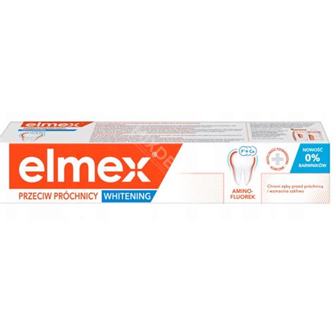 ELMEX CARIES PROTECTION WHITENING pasta do zębów z aminofluorkiem 75ml