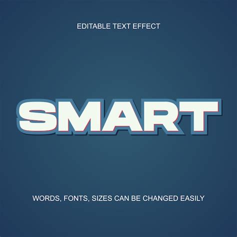 Efecto De Texto Editable D Vector Premium