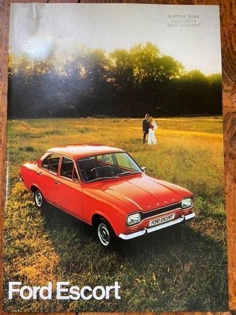 Prospekt FORD ESCORT 1973 CH Ausgabe Dt Kaufen Auf Ricardo