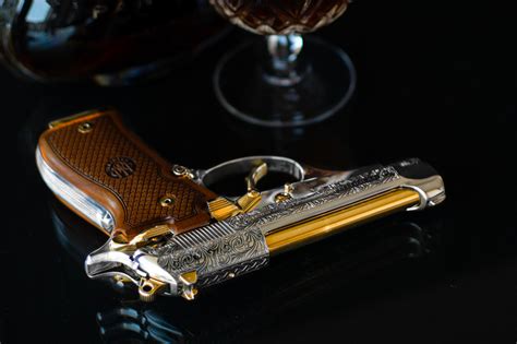 Beretta 84 380 Acp American Golden Weapons Inc
