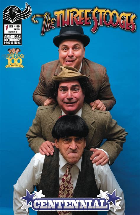 The Three Stooges Centennial 1 New Stooges Photo Cover Fresh Comics