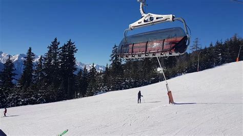 Skiing In Zell Am See Ski Resort In Austria Youtube