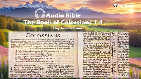 Audio Bible Colossians Chapters Youtube