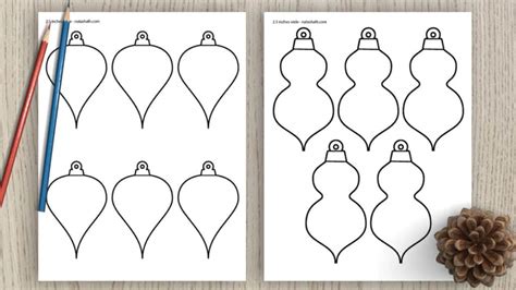 14 Free Printable Ornament Templates The Artisan Life