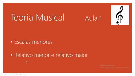 Escalas Menores Teoria Musical Aula 1 YouTube