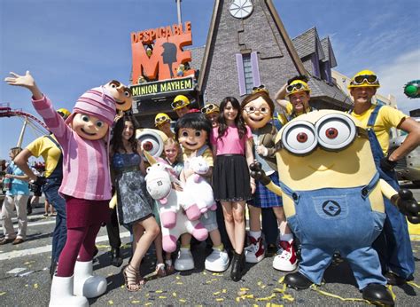 Miranda Cosgrove Celebrates Despicable Me Minion Mayhem At Universal ...