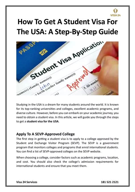 Ppt How To Get A Student Visa For The Usa A Step By Step Guide