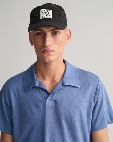 Gant Erkek Mavi Regular Fit Polo Xxl Keten Salty Sea Polo