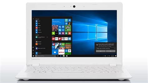 White Laptop Lenovo