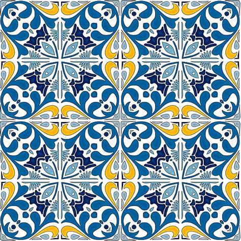 Azulejos Portugueses Diseño Cuadrado Azulejo Vector PNG dibujos Diseño