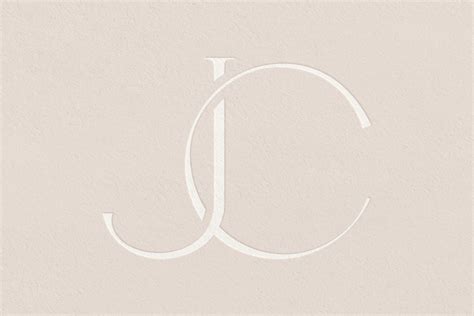 JC monogram logo, a Branding & Logo Template by LINKED LETTERS STUDIO