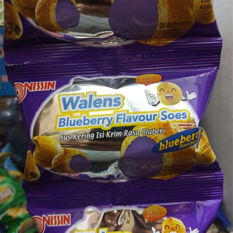 Jual Walen Choco Soes Nissin G Sus Kering Isi Krim Rasa Bluberi