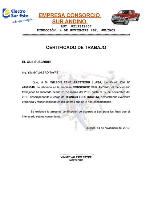 Descubrir 63 Imagen Modelo De Certificado De Trabajo Abzlocal Mx