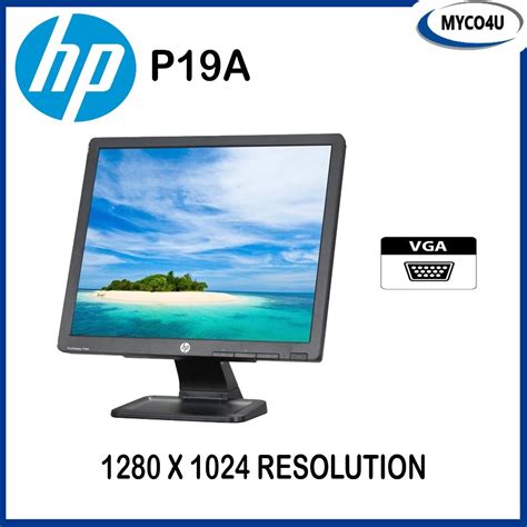 Hp P A Inch Monitor Square Widescreen Computers Tech Parts