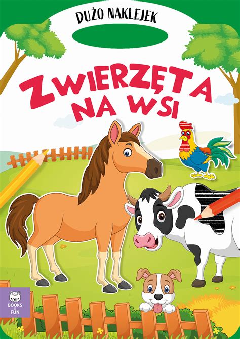 Teczka Zwierz Ta Na Wsi Z Podw Jnymi Naklejkami Books And Fun