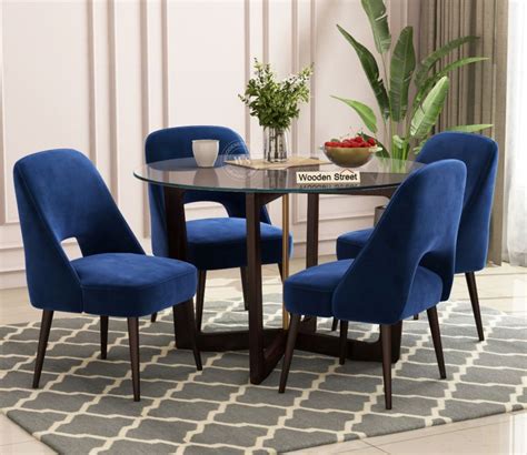 Buy Wilfred Mozza Seater Dining Set Walnut Finish At Off