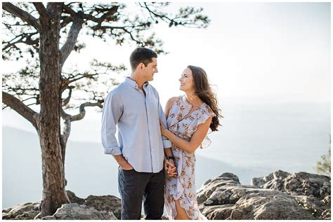 Ravens Roost Overlook, Blue Ridge Parkway Engagement Session