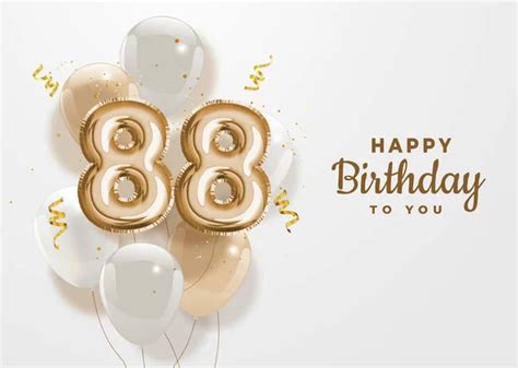 88 birthday Vector Art Stock Images | Depositphotos