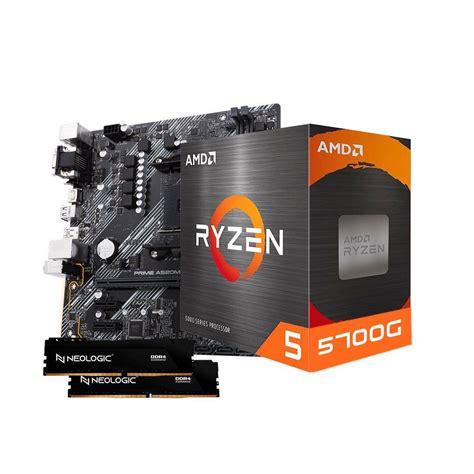 Kit Upgrade Amd Ryzen G Placa M E A M Gb Ddr Neologic