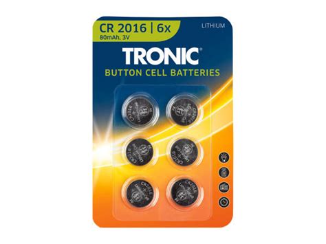 Tronic Button Cell Batteries Lidl — Great Britain Specials Archive