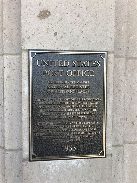 United States Post Office Historical Marker