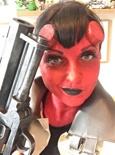 My Hellboy makeup