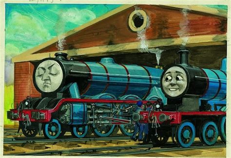 Enjoy some Railway series illustrations. : r/thomasthetankengine