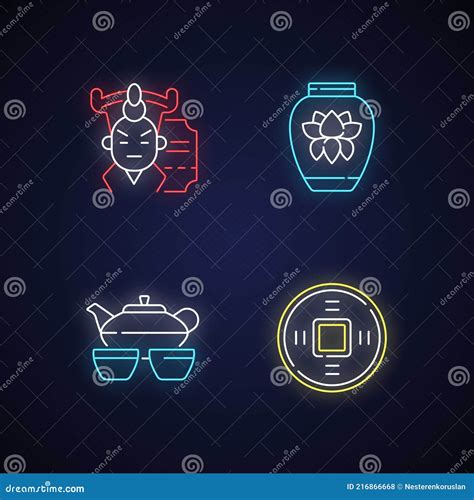 Two Color Cantonese Fish Vector Icon From Culture Concept Isolated