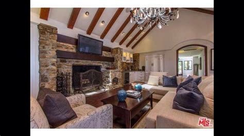 Beverly Hills Types Of Houses Stone Fireplace House Interior Real