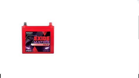 Exide Matrix Red Mtred L Car Batteries At Rs Exide Mileage Car