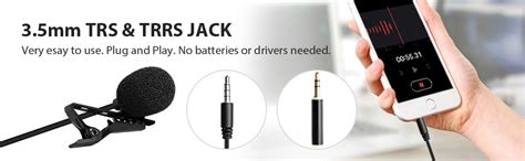 Maono AU-402 Lavalier Condenser Microphone