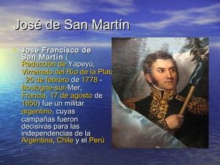 San martín ppt 6ºa PPT