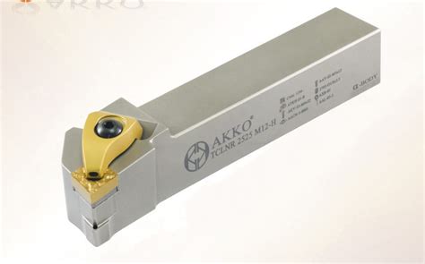 Porte outil à vis de réglage TCLN series AKKO CUTTING TOOLS pour