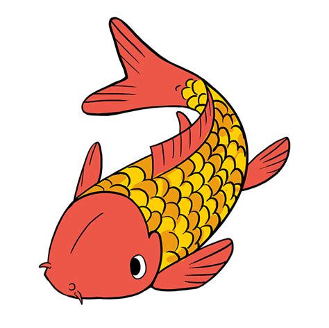 How To Draw A Koi Fish Really Easy Drawing Tutorial