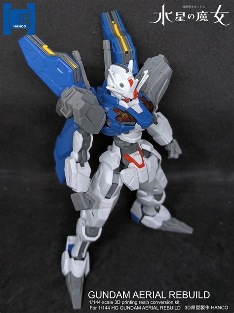 1144 Gundam Aerial Rebuild 3d Printing Conversion Kit For Hg Gundam