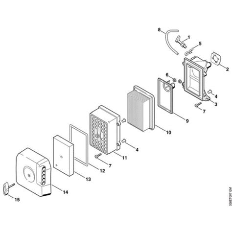 Stihl Ts 400 Disc Cutter Ts400 Parts Diagram H Air Filter