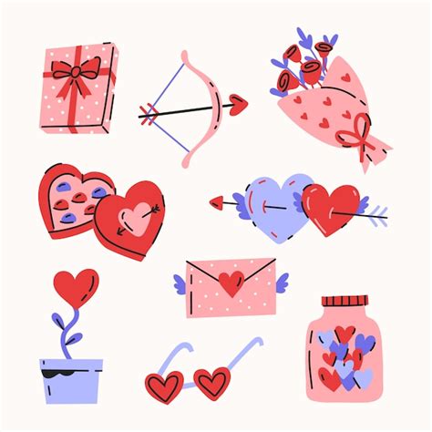 Free Vector Flat Vertical Poster Template For Valentines Day Celebration