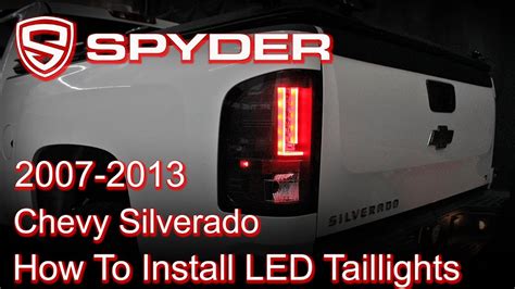 Spyder Auto How To Install 2007 2013 Chevrolet Silverado Led Tail Light Alt Yd Cs07v2 Led Bk