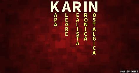 Qué significa karin