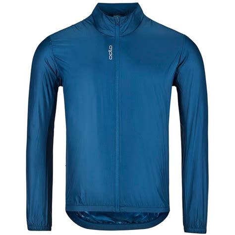 Odlo Essentials Cycling Jacket Men Blue Wing Teal Bike