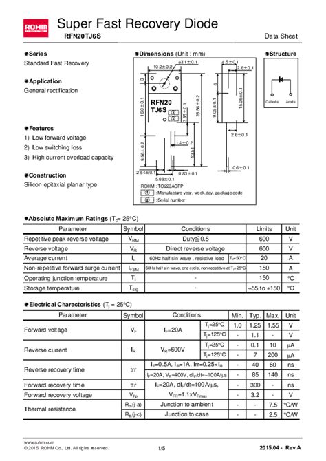 (PDF) Diode Datasheet | Juan Carlos Martínez - Academia.edu