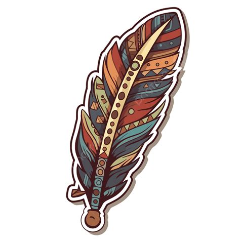 An Image Of Feather Sticker Clipart Vector Feather Clipart Sticker