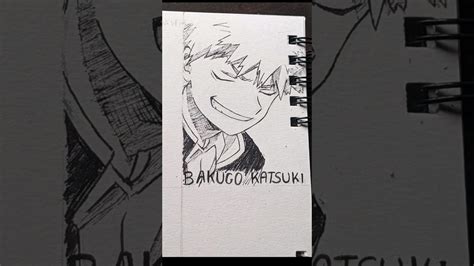 Bakugo Katsuni Drawing Anime Mha Bakugo Katsukibakugou Shorts